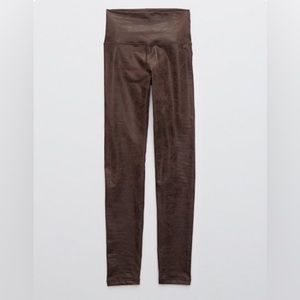 NWT aerie OFFLINE Hugger High Waist Crackle Leggings Sz Med Short